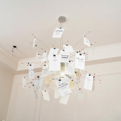 Paper Electrolier Chandelier