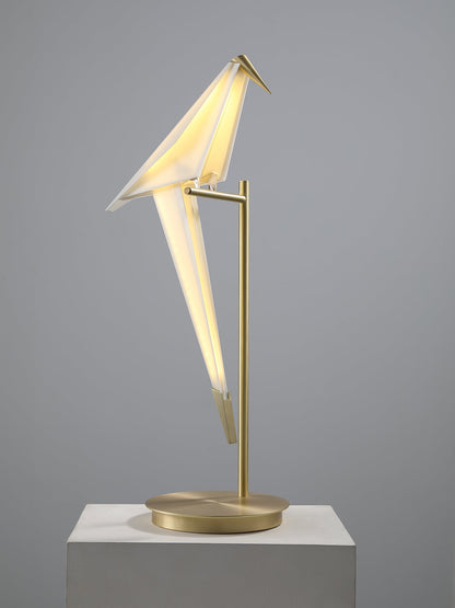 Paper Crane Bird Nightstand lamp Table Lamp