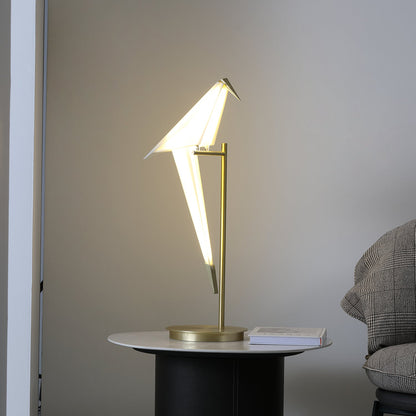 Paper Crane Bird Nightstand lamp Table Lamp