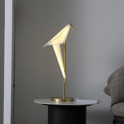 Paper Crane Bird Nightstand lamp Table Lamp