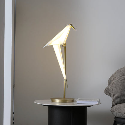 Paper Crane Bird Nightstand lamp Table Lamp