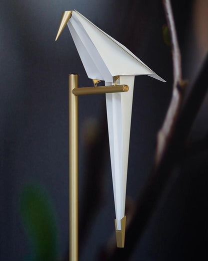 Paper Crane Bird Torchiere Lamp Floor Lamp