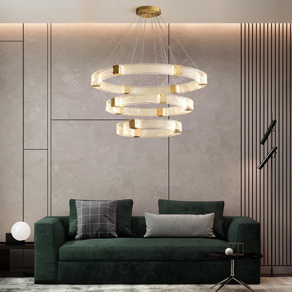 Parallel LED Pendant light Chandelier