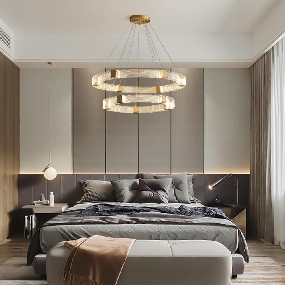 Parallel LED Pendant light Chandelier