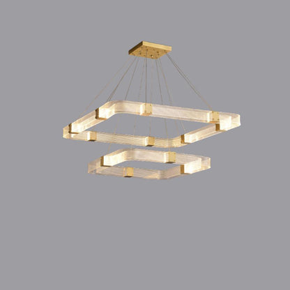 Parallel LED Pendant light Chandelier