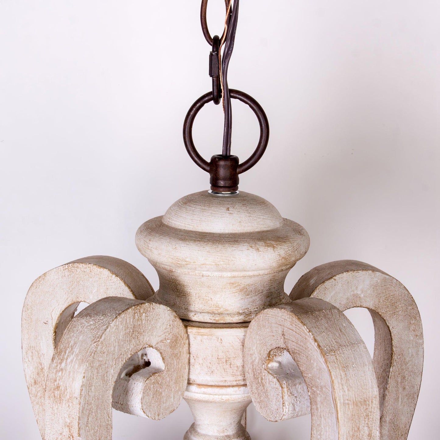 Parrotuncle Wooden Candle Ceiling fixture Chandelier