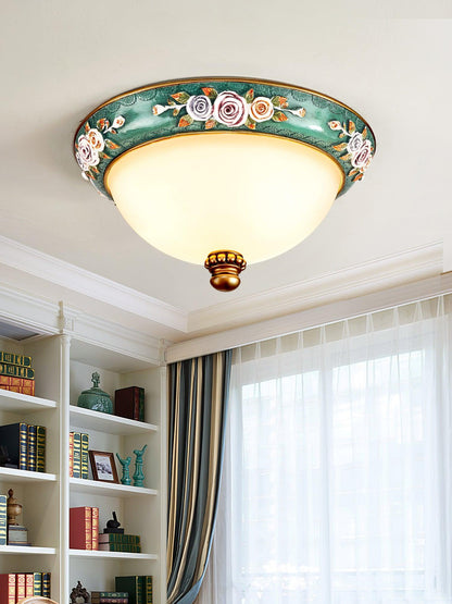 Pastoral Bowl Overhead fixture Ceiling Light