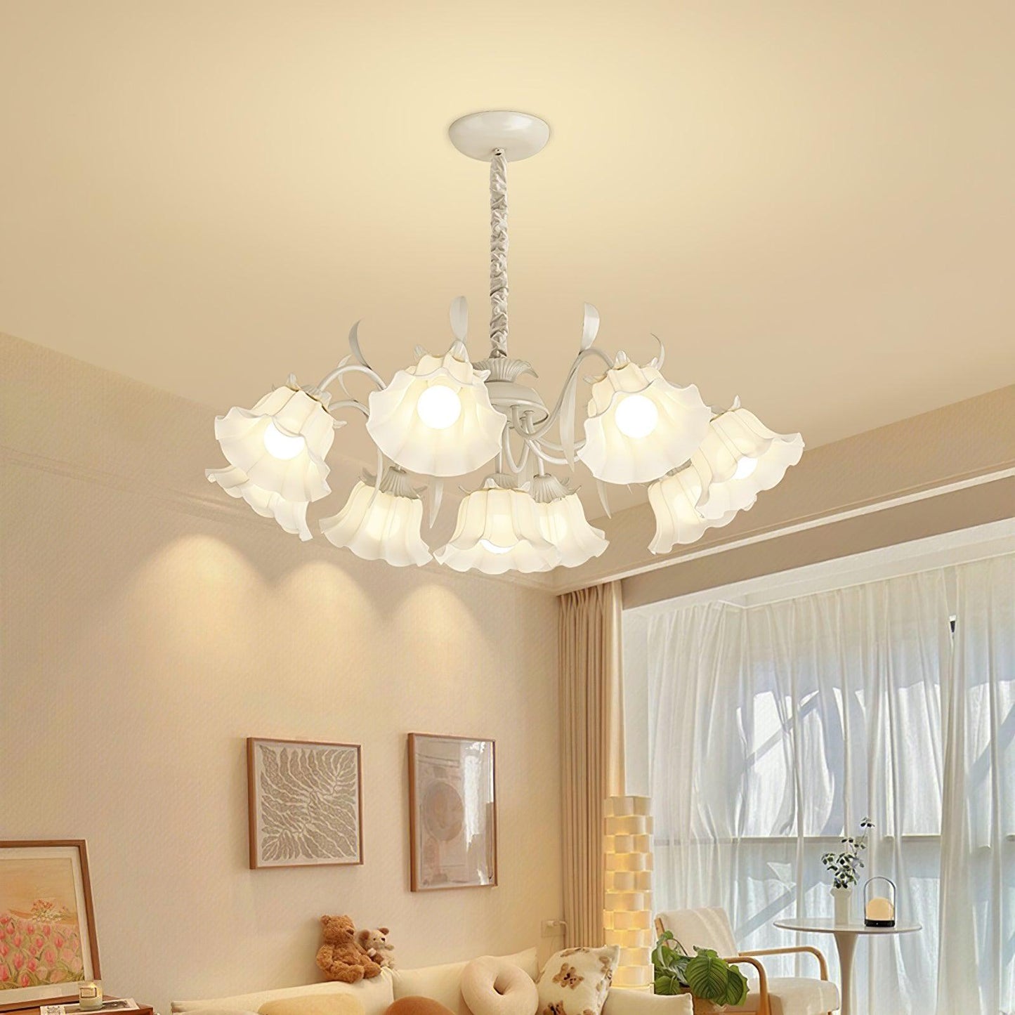 Pastoral Flower Candelabrum Chandelier