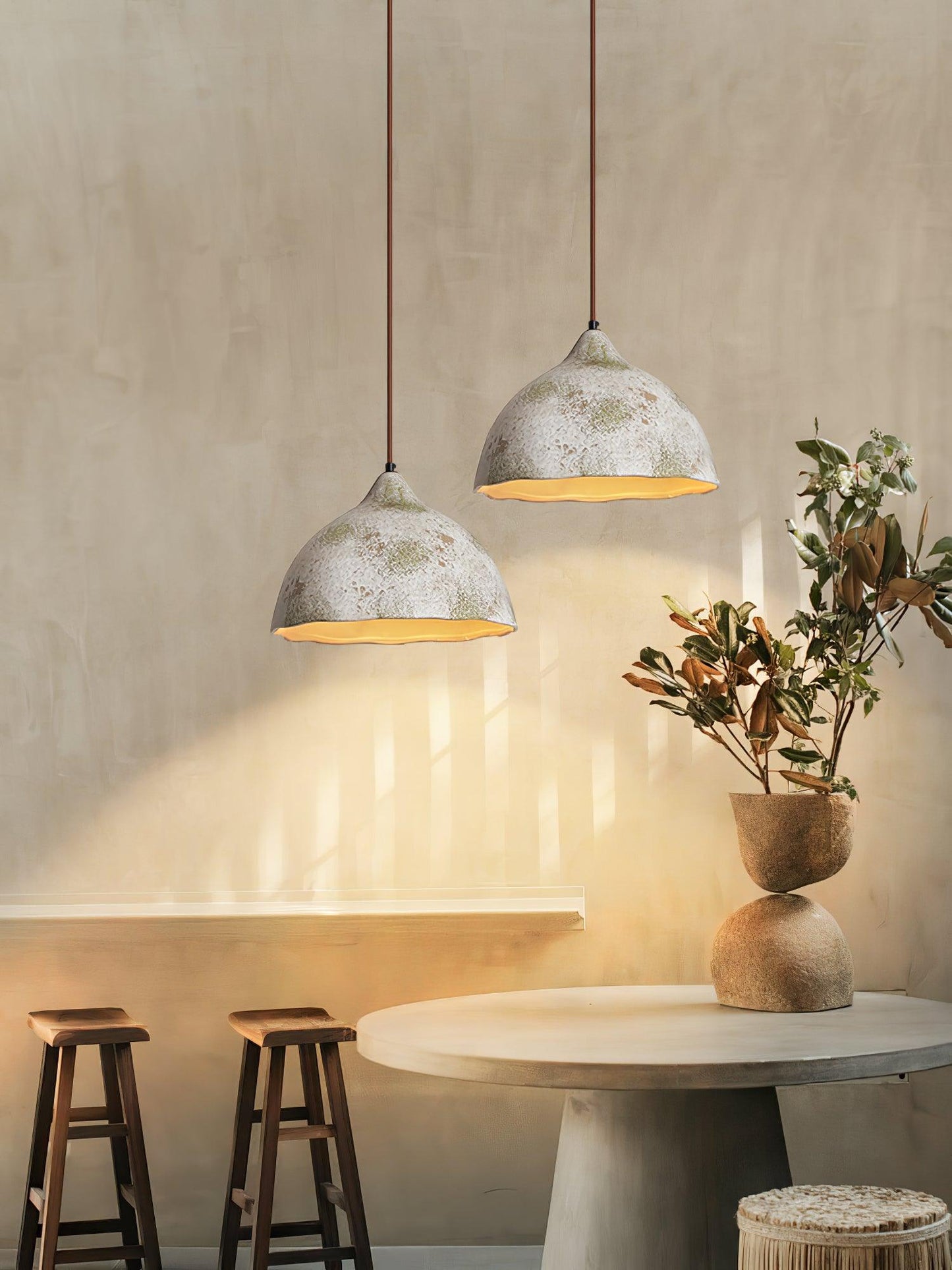 Pear Shape Ceramic Drop light Pendant Light