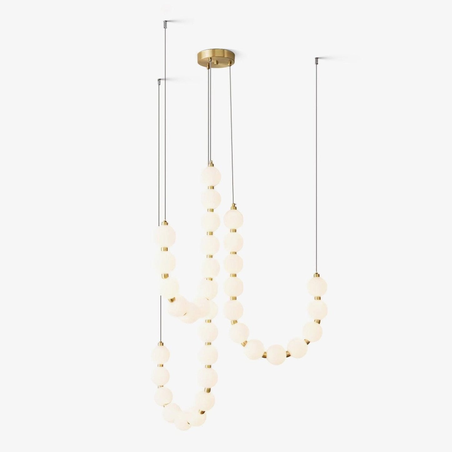 Glass Pearl Necklace Ceiling fixture Chandelier