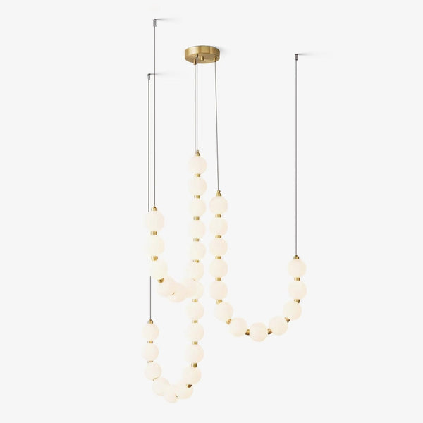 Glass Pearl Necklace Ceiling fixture Chandelier