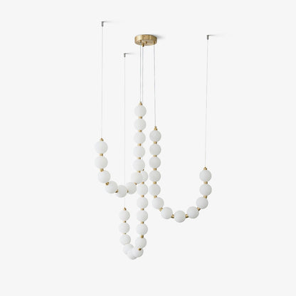 Glass Pearl Necklace Ceiling fixture Chandelier