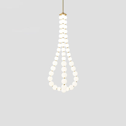 Glass Pearl Necklace Ceiling fixture Chandelier