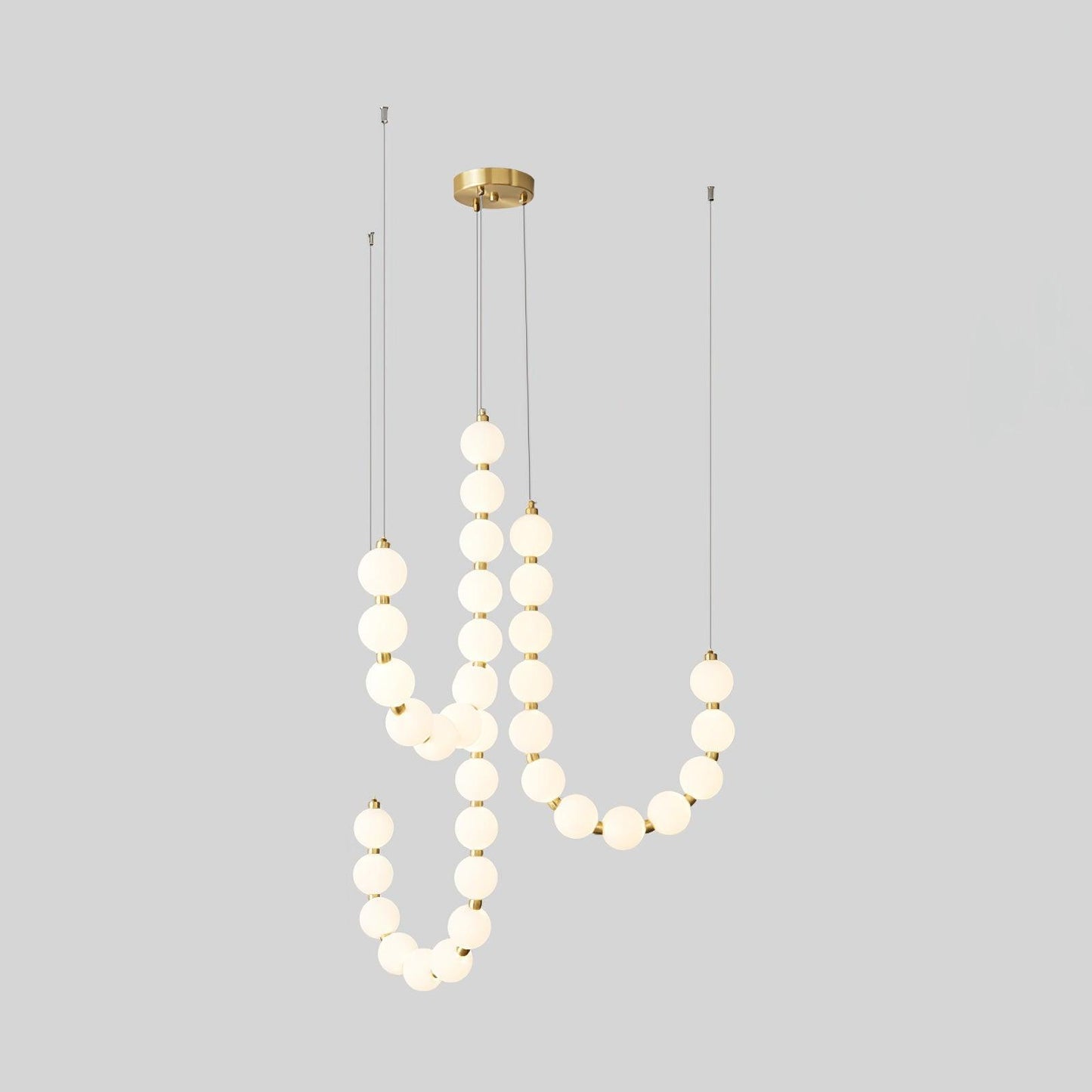 Glass Pearl Necklace Ceiling fixture Chandelier