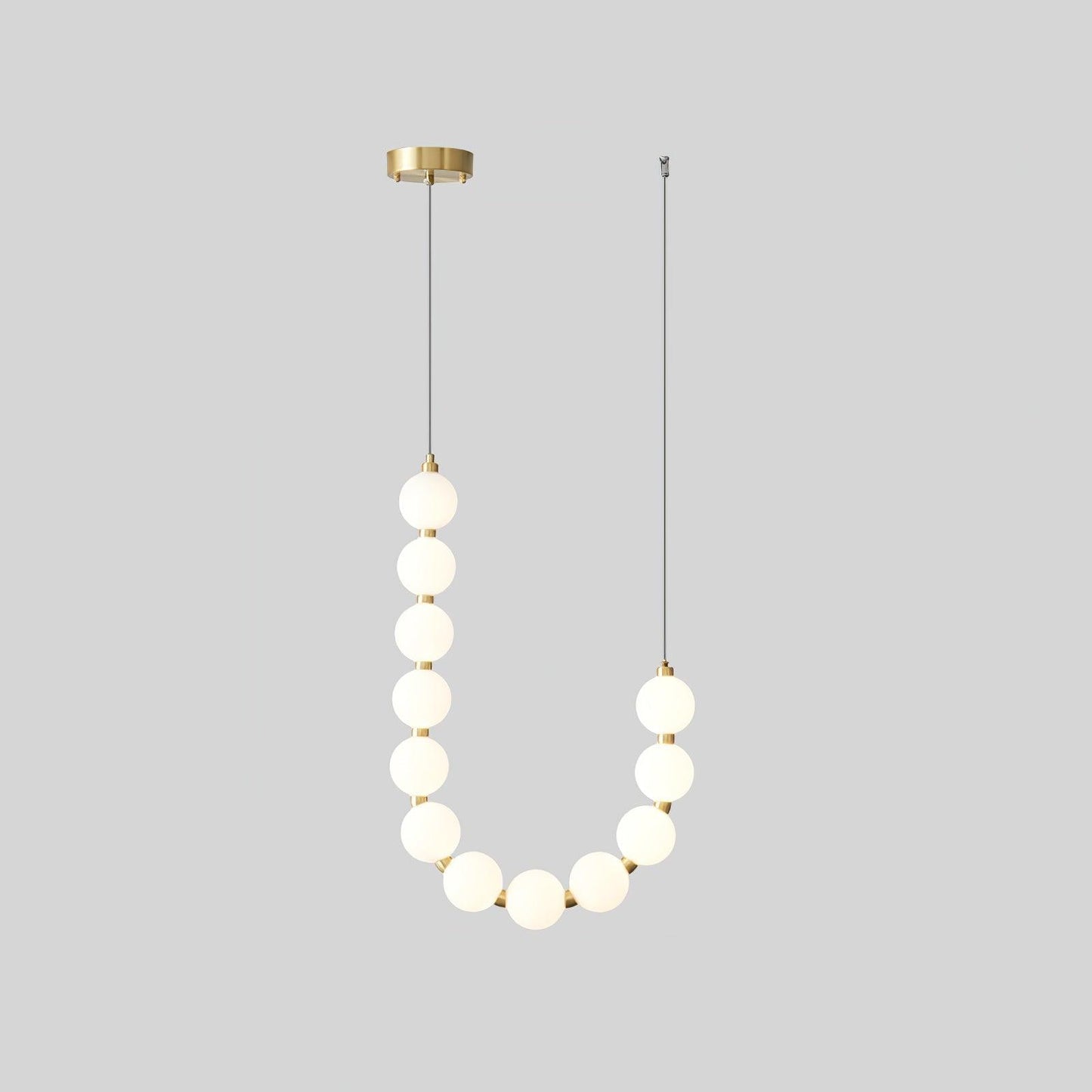 Glass Pearl Necklace Ceiling fixture Chandelier