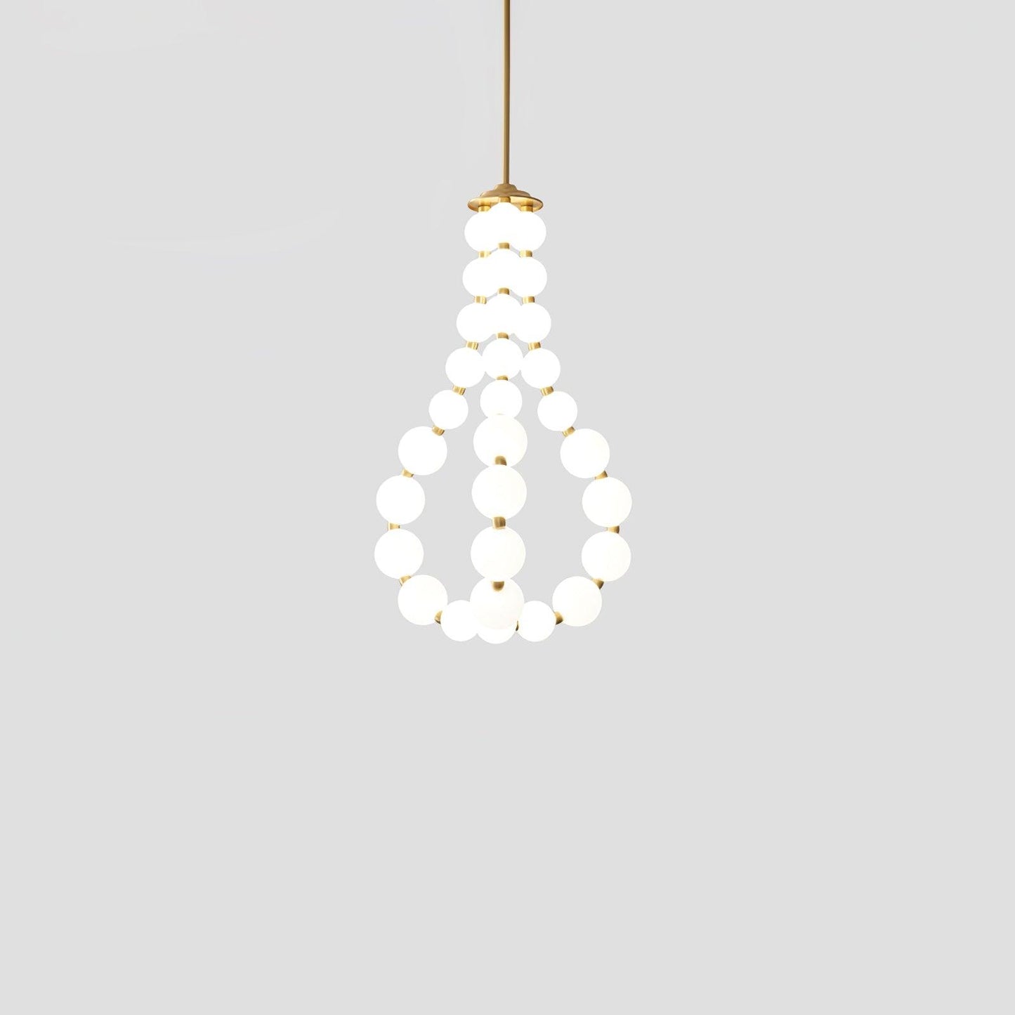 Glass Pearl Necklace Ceiling fixture Chandelier