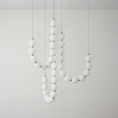 Glass Pearl Necklace Ceiling fixture Chandelier