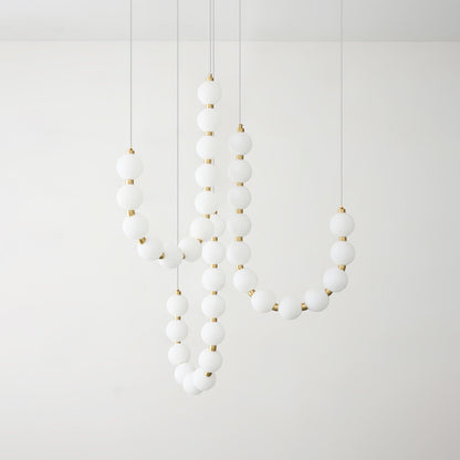 Glass Pearl Necklace Ceiling fixture Chandelier