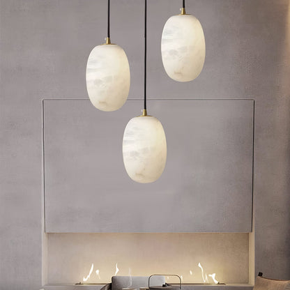 Pebble Alabaster Houselight Pendant Lamp