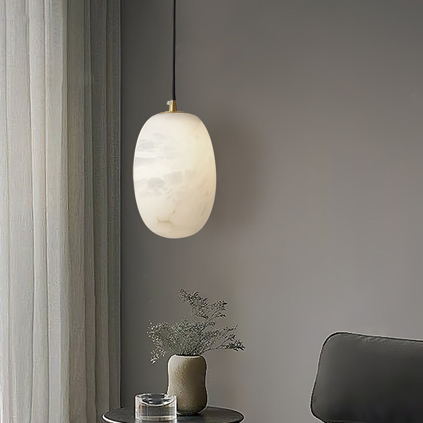 Pebble Alabaster Houselight Pendant Lamp