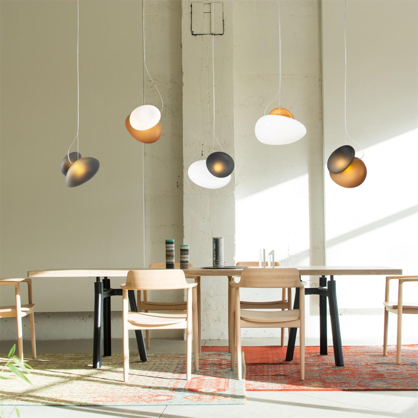 Translucent Frosted Glass Hanging light Pendant Light