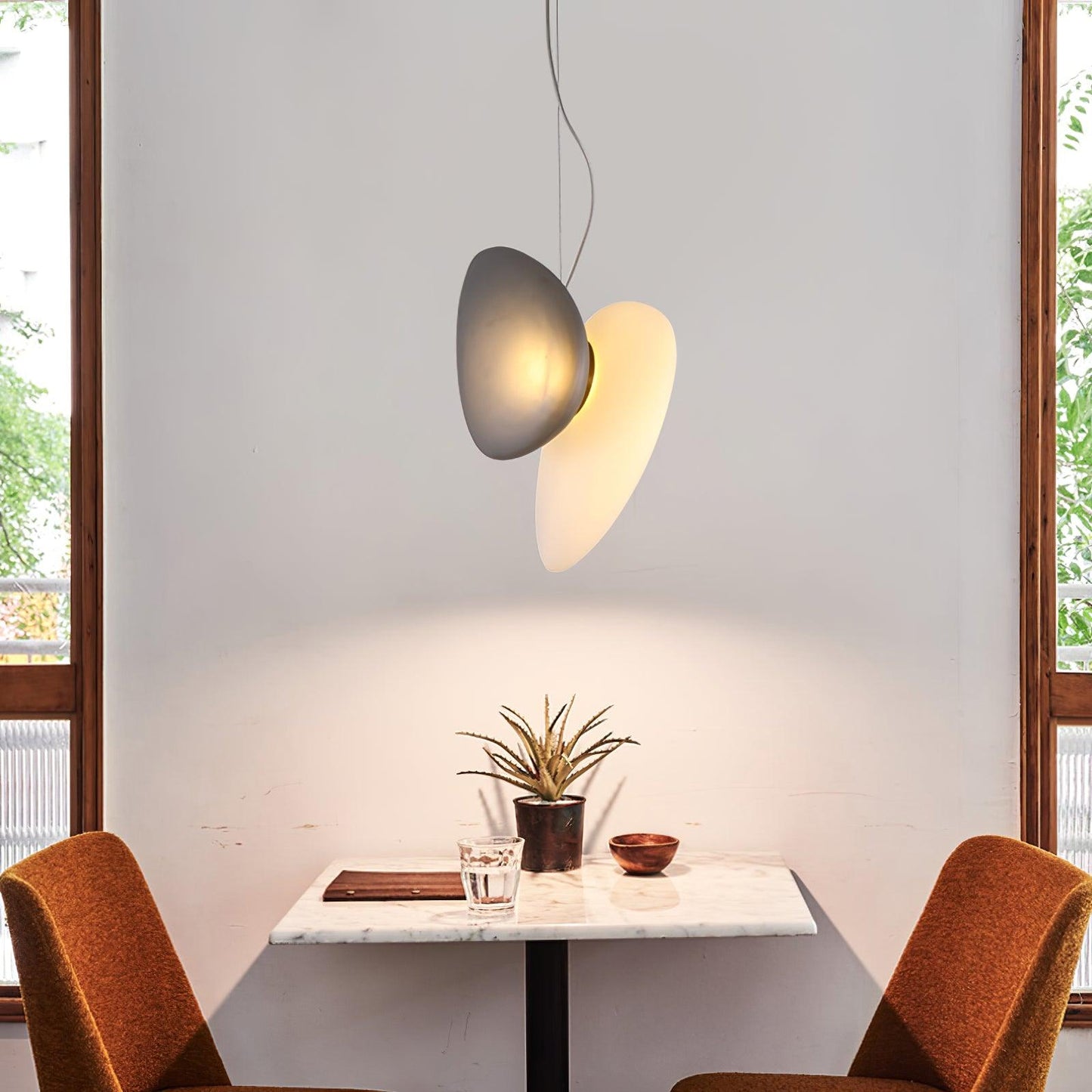 Translucent Frosted Glass Hanging light Pendant Light