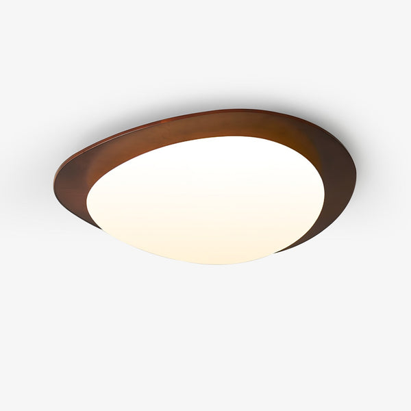 Pebble Walnut Ceiling light Ceiling Light