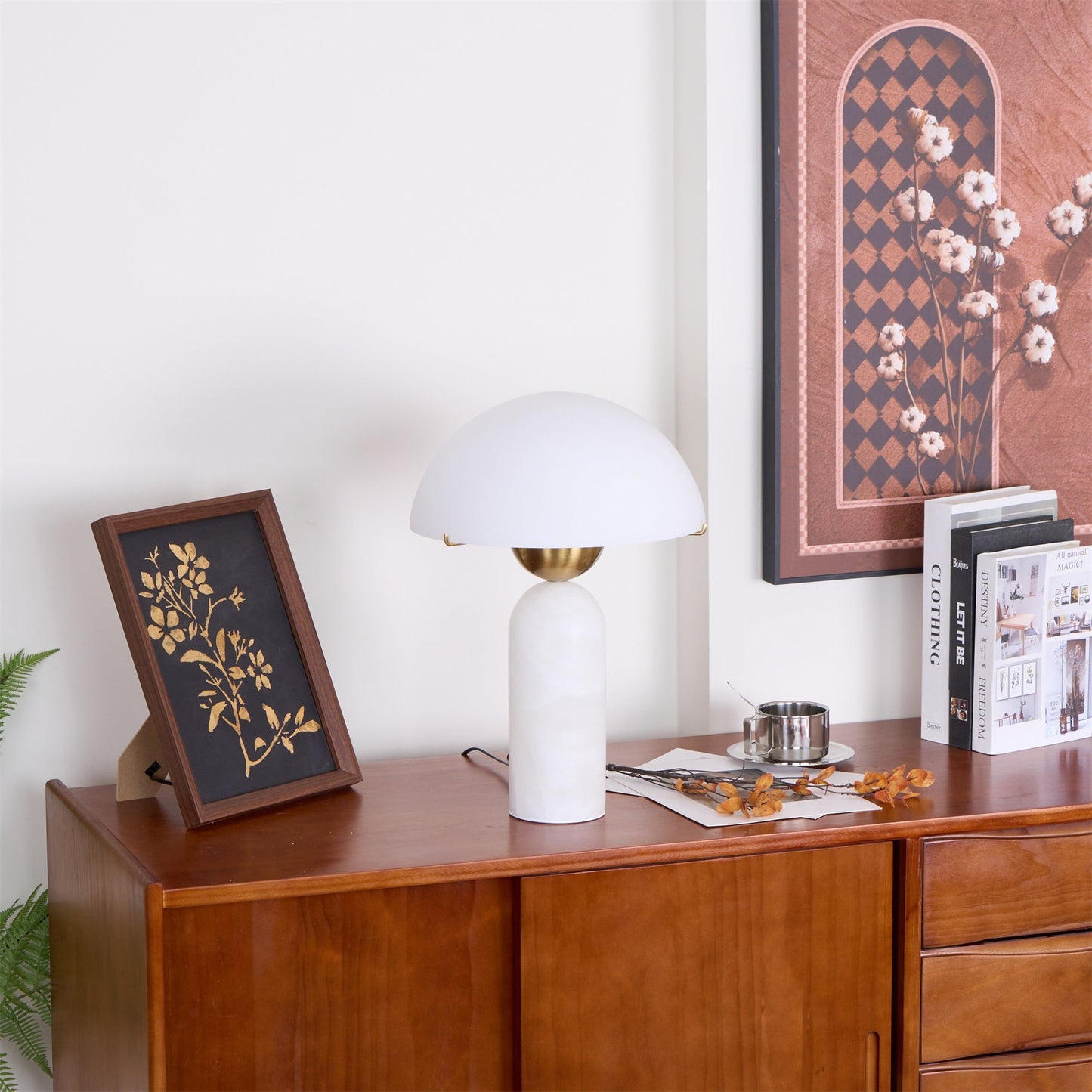 Peono Alabaster Nightstand lamp Table Lamp