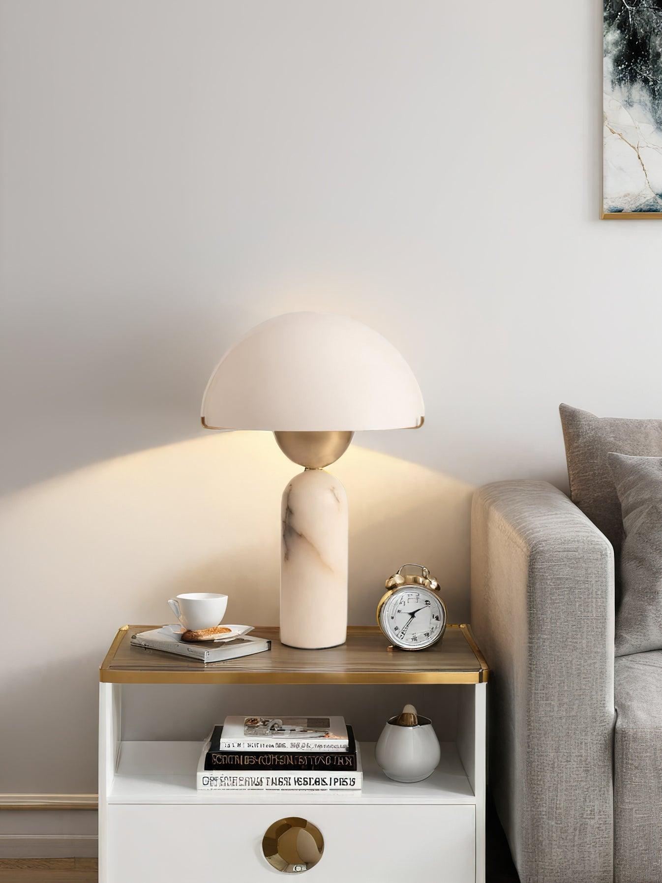 Peono Alabaster Nightstand lamp Table Lamp