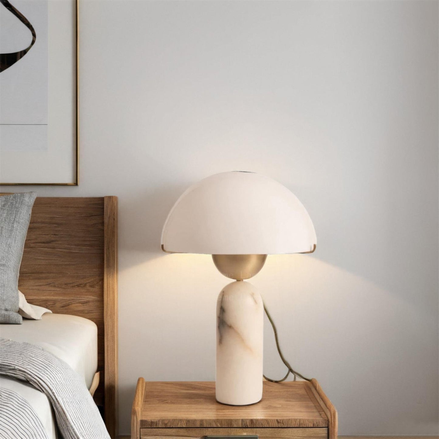 Peono Alabaster Nightstand lamp Table Lamp