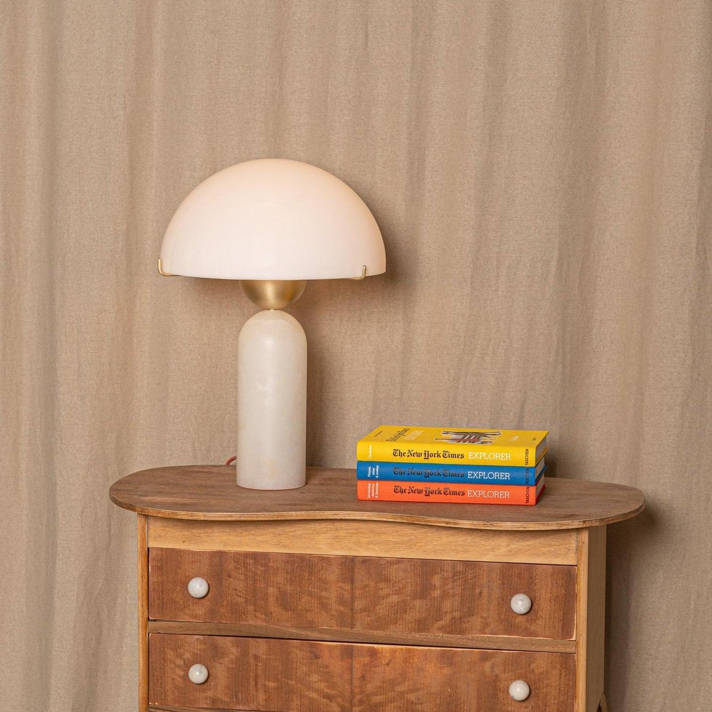 Peono Alabaster Nightstand lamp Table Lamp