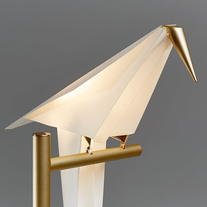 Paper Crane Bird Nightstand lamp Table Lamp