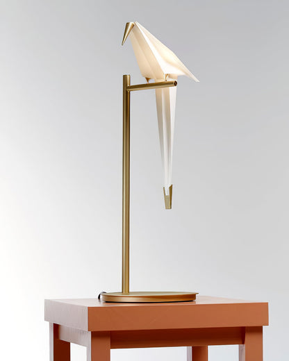 Paper Crane Bird Nightstand lamp Table Lamp