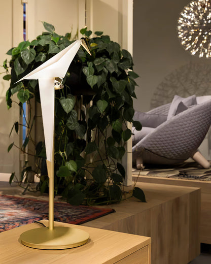 Paper Crane Bird Nightstand lamp Table Lamp