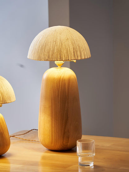 Percy Oak Task lamp Table Lamp