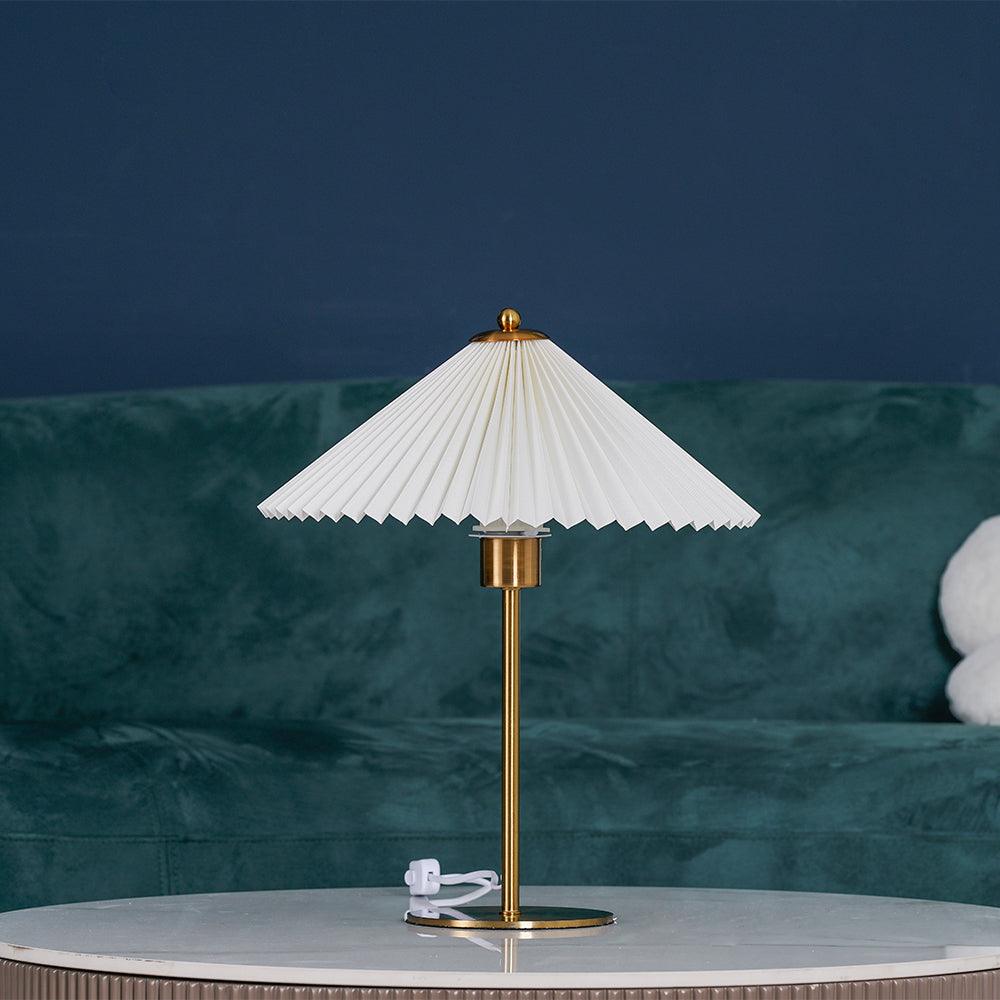 Perla Pleated Portable lamp Table Lamp