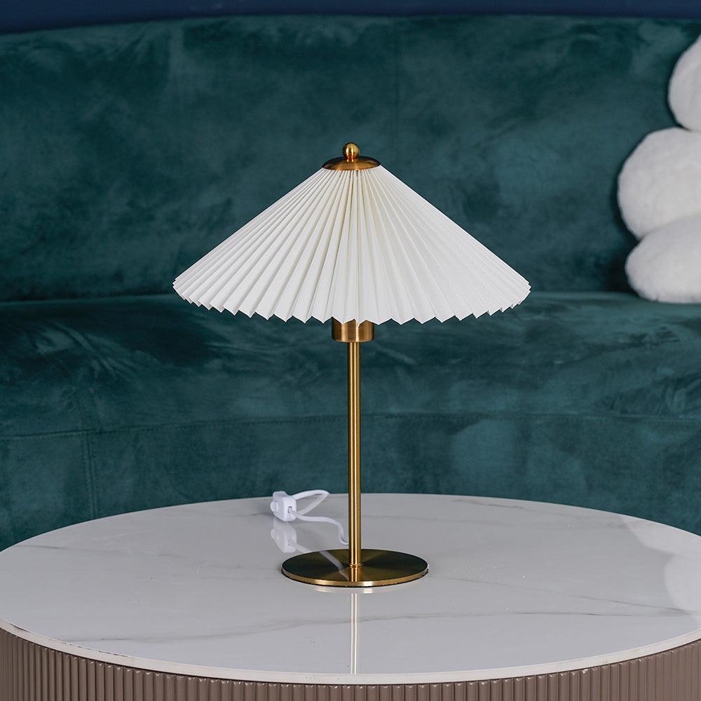 Perla Pleated Portable lamp Table Lamp