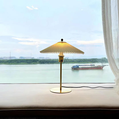 Perla Pleated Portable lamp Table Lamp