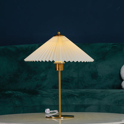 Perla Pleated Portable lamp Table Lamp