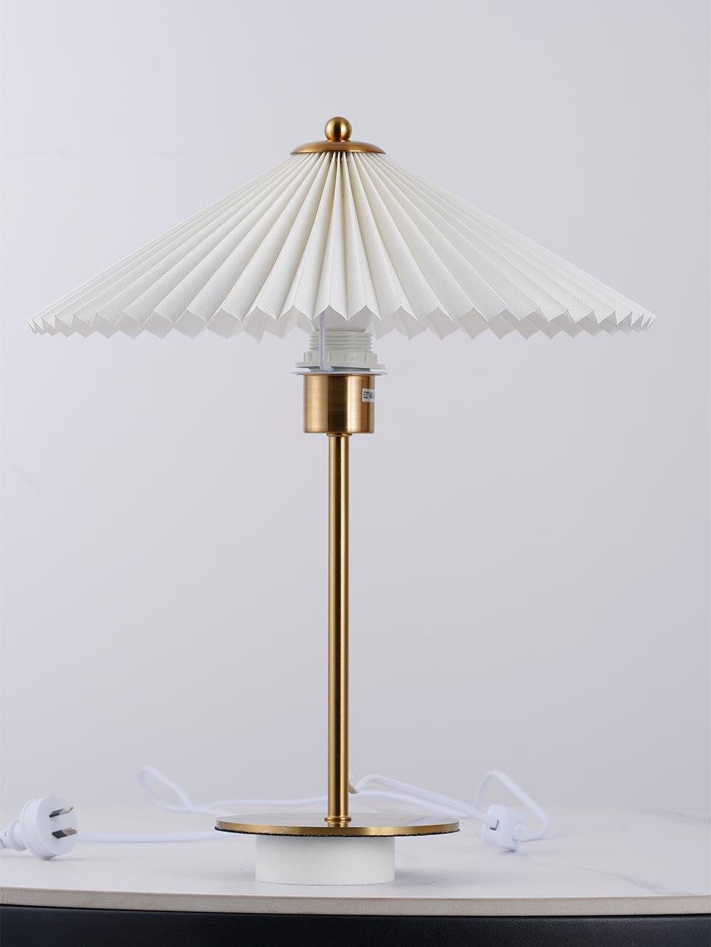 Perla Pleated Portable lamp Table Lamp