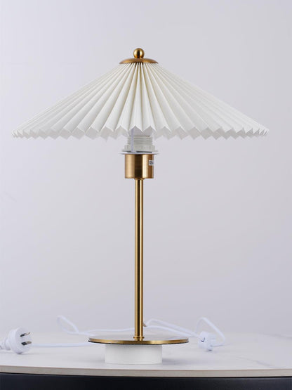 Perla Pleated Portable lamp Table Lamp