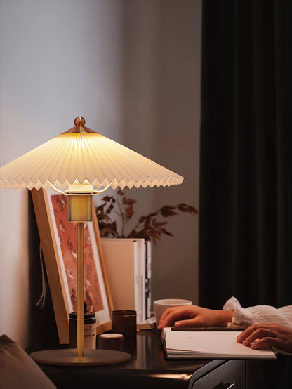 Perla Pleated Portable lamp Table Lamp