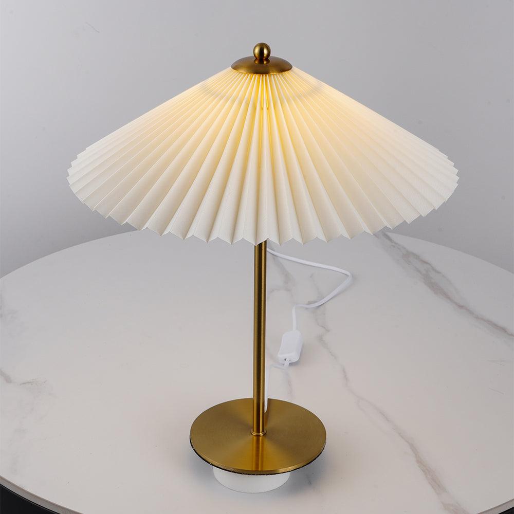 Perla Pleated Portable lamp Table Lamp