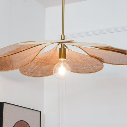 Petals Bloom Rattan Ceiling light fitting Pendant Lamp