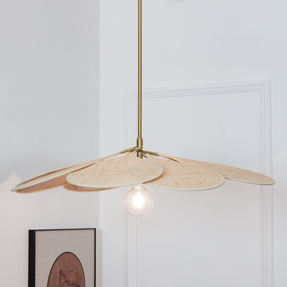 Petals Bloom Rattan Ceiling light fitting Pendant Lamp