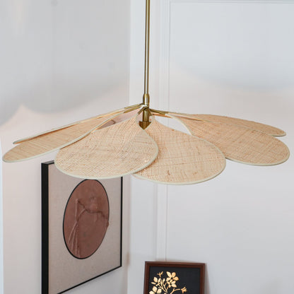 Petals Bloom Rattan Ceiling light fitting Pendant Lamp