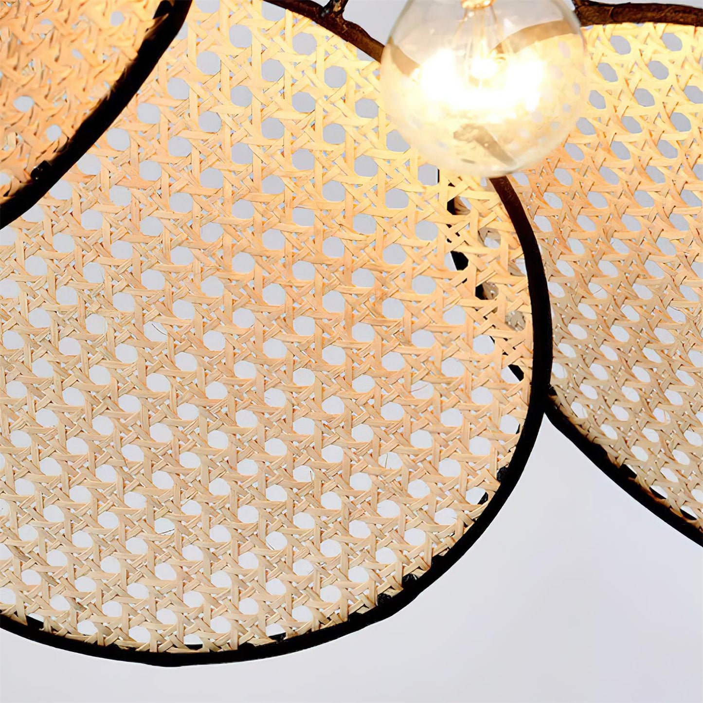 Petals Rattan Ceiling light fitting Pendant Lamp