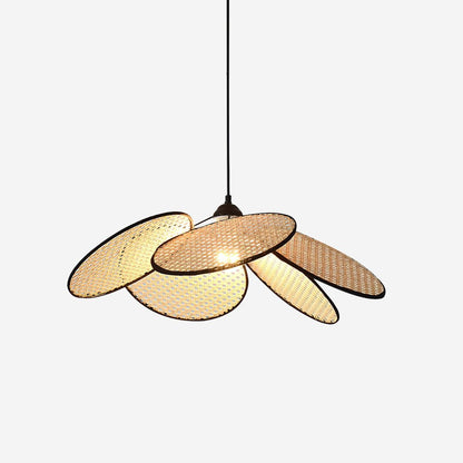 Petals Rattan Ceiling light fitting Pendant Lamp