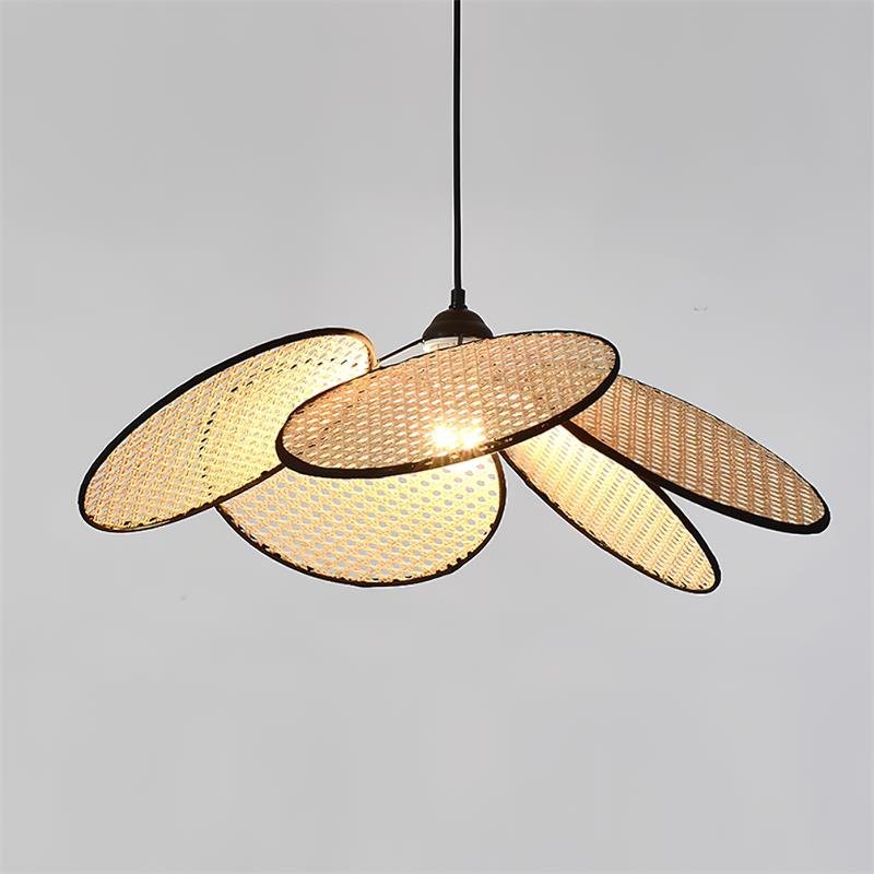 Petals Rattan Ceiling light fitting Pendant Lamp