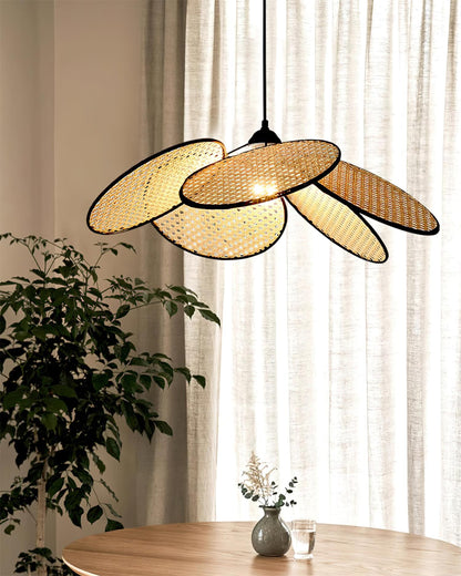 Petals Rattan Ceiling light fitting Pendant Lamp